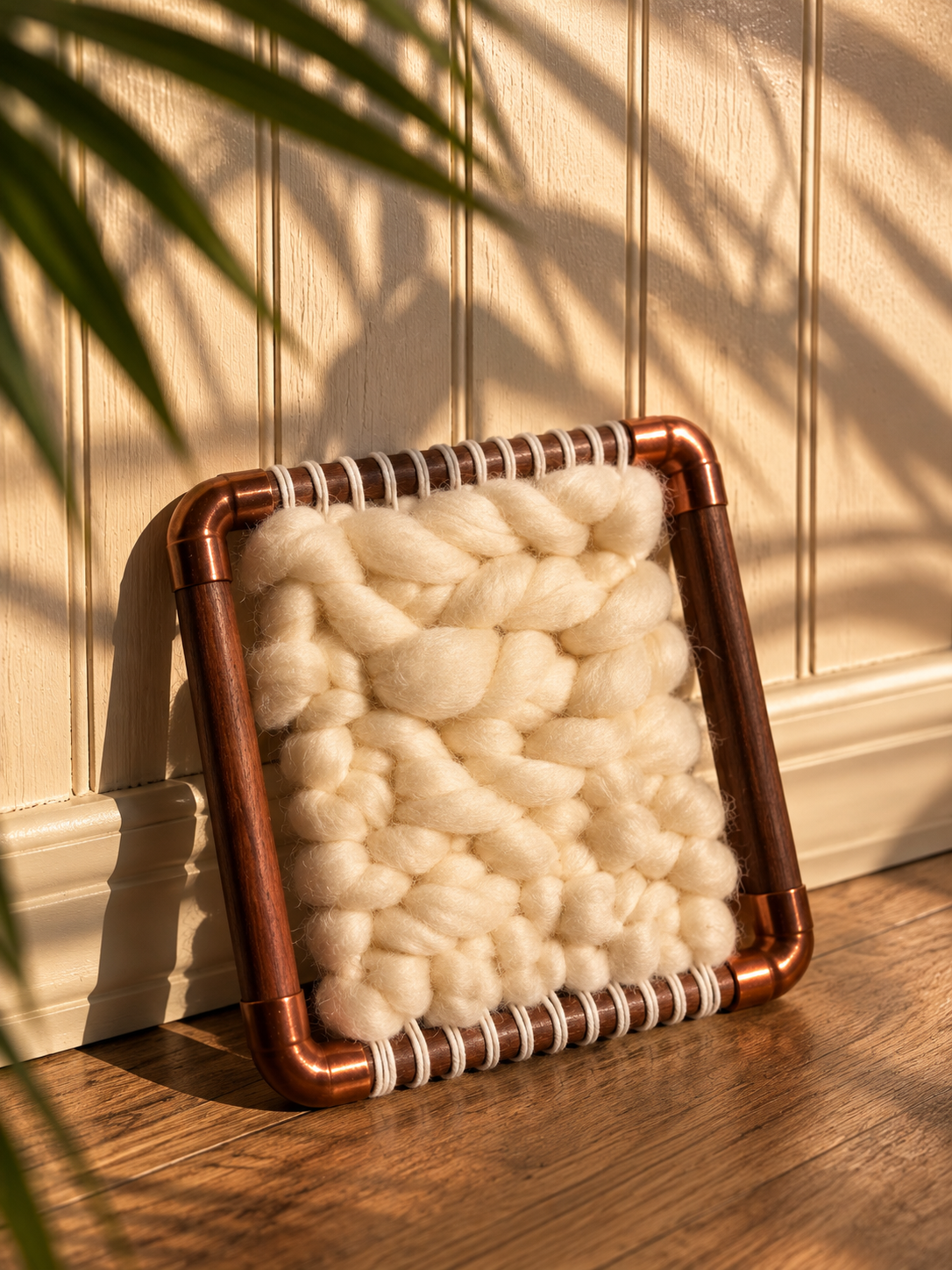 Collection 01 - 8" Fiber Art - Walnut