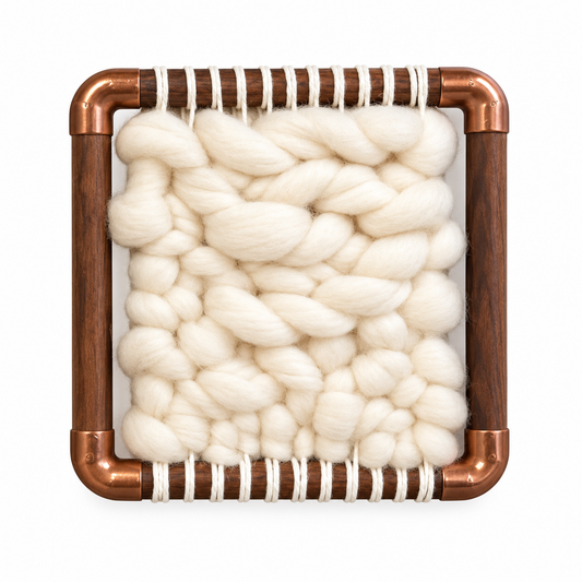 Collection 01 - 8" Fiber Art - Walnut